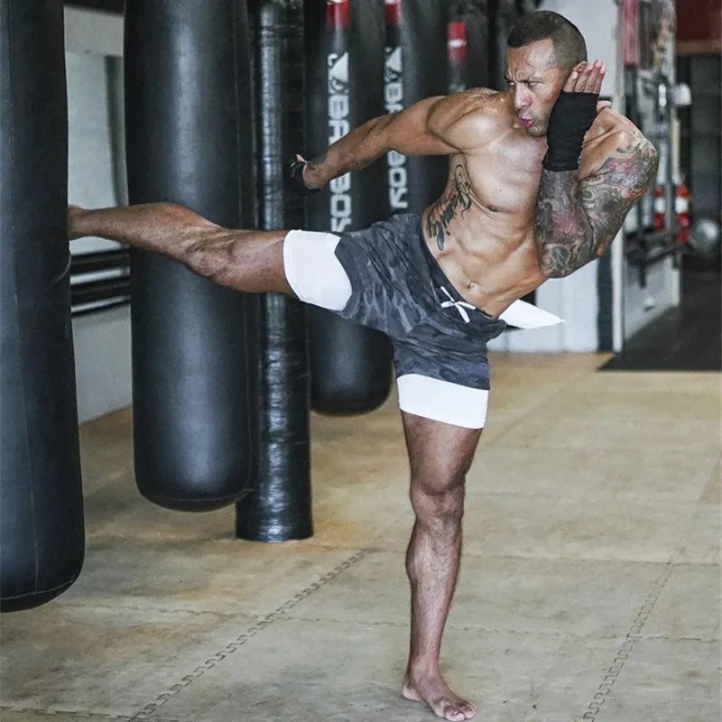 bermuda - shorts masculino DRY com compressão - Fitness